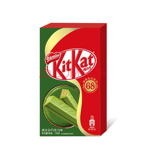 雀巢（Nestle）Kitkat 奇巧威化抹茶白巧克力 139g  限plus用户