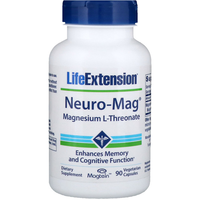 Life Extension, Neuro-Mag，L-苏糖酸镁，90 粒素食胶囊