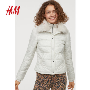 21日0点： H&M DIVIDED HM0661288 女装夹棉短外套 *2件 350元（合175元/件）