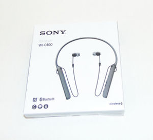 Sony WI-C400颈带蓝牙无线立体声耳机  WIC400 Black