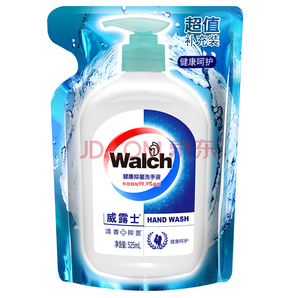 威露士（Walch）健康抑菌洗手液(健康呵护)袋装 525ml