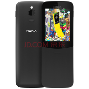 诺基亚（NOKIA） 81 10 香蕉手机 老人手机 学生备用功能机 黑色 移动联通4G