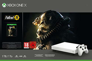 Xbox One X 1TB - Fallout 76 Bundle 特别版白色