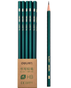 deli 得力 铅笔 10支 送卷笔刀+橡皮擦 2.9元包邮（需用券）