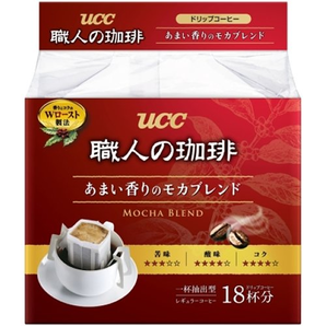 UCC 悠诗诗 滴滤式职人咖啡粉(醇香摩卡)7g×18p(日本进口)