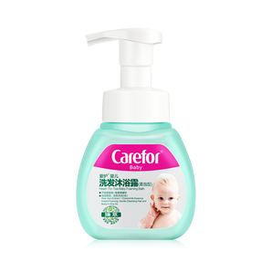 Carefor/爱护婴儿洗发沐浴露200ml柔泡宝宝儿童专用