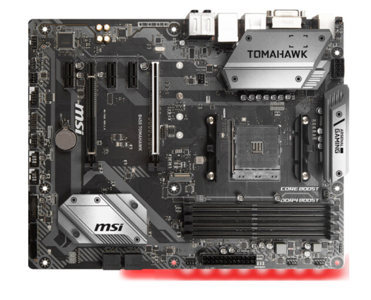 18日0点msi微星b450tomahawk战斧导弹主板614元包邮需用券