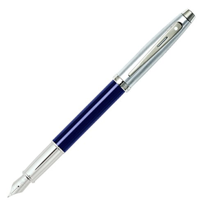 中亚Prime会员： Sheaffer 100系列 钢笔 珐琅蓝白夹 F尖