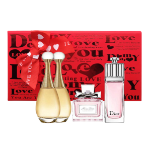 Dior 迪奥 圣诞限量套装 香水4件套（甜心5ml+粉色魅惑5ml+真我EDP5ml+真我EDA5ml） 包邮包税