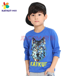 Katkut 咔酷德 男童长袖T恤