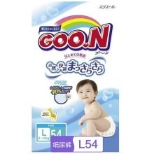 移动专享： GOO.N 大王 维E系列 婴儿纸尿裤 L54片 68.9元包邮包税（需拼团）