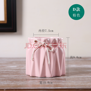 Hoatai Ceramic 华达泰陶瓷 绿植水培小花瓶 9.9元包邮（2人拼）