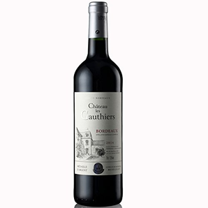 歌捷 法国波尔多法定产区AOC 城堡级干红葡萄酒750ml 2014年 88元