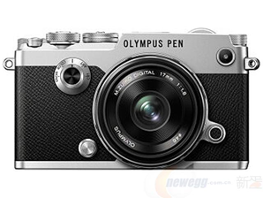 Olympus 奥林巴斯 PEN-F 17mm F1.8 定焦 复古微单相机套机 银色 - 新蛋中国