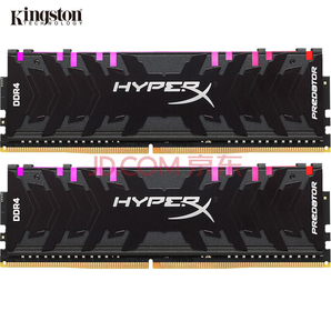 Kingston 金士顿 骇客神条 Predator掠食者 DDR4 3600 16GB(8GB×2) 台式机内存 999元包邮