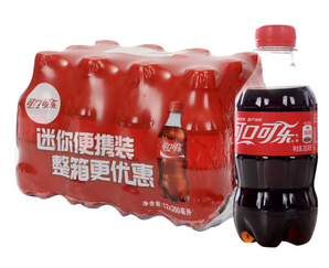 临期品、限华北： Coca Cola 可口可乐 汽水 300ml*12瓶