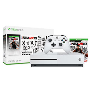 Microsoft 微软 Xbox One S 1TB 游戏机 《NBA 2K19》同捆版