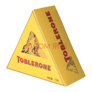 Toblerone 瑞士三角 牛奶巧克力 单粒装 72g *10件 67.2元包邮（双重优惠）