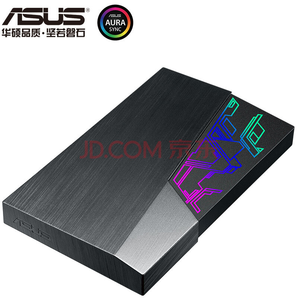 华硕（ASUS）魅影EHD-A1T RGB 移动硬盘 神光同步 USB 3.1gen