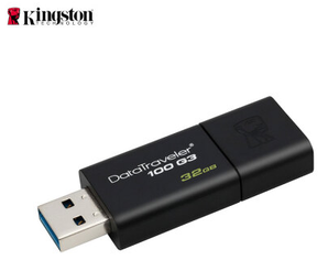 Kingston 金士顿  DT 100G3 32GB USB3.0 U盘 黑色