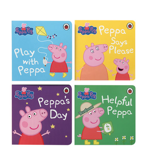 《Peppa Pig Little Learning Library 小猪佩奇故事绘本》英文原版 全4册 38元包邮（需用券）