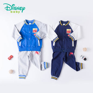 迪士尼Disney 男宝宝长袖套装纯棉棒球服