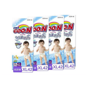 预售： GOO.N 大王 婴儿纸尿裤 XL42片 4件装 279.6元包邮（需定金12元）
