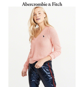 Abercrombie&Fitch 227701-1-1 AF 女士V 领针织衫 167元