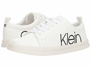 Calvin Klein 女士白色系带休闲低帮鞋