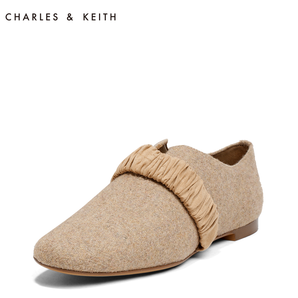 CHARLES & KEITH CK1-70380619 女士一脚蹬复古平底鞋 139元包邮