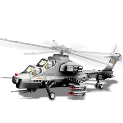 WANGE 万格 军事系列 JX002 武装直升机 （三款可选） 49元包邮（需用券）