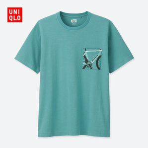 UNIQLO 优衣库 The Brands BICYCLE 印花 中性T恤
