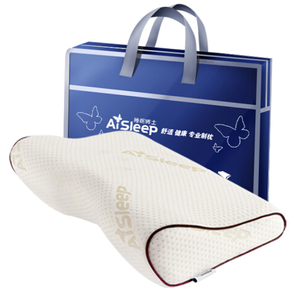 AiSleep 睡眠博士 慢回弹蝶形磁石护颈枕 *2件 +凑单品 99元包邮（合49.5元/件）