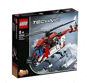 25日0点 88vip：LEGO 乐高 机械组 42092 救援直升机 234.05元