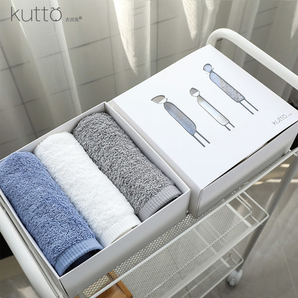 KUTTO 古田兔 加厚纯棉毛巾 34*75cm*11 0g*3条