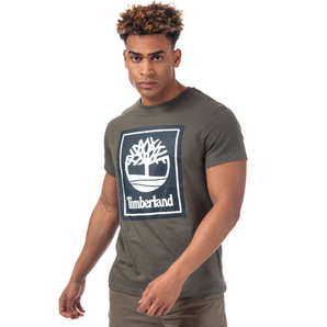 限码！ Timberland Mens Logo T-Shirt   男士T恤