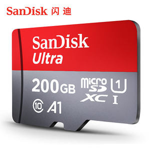 SanDisk 闪迪 A1 Ultra MicroSDXC存储卡 200GB 186元（需用券）