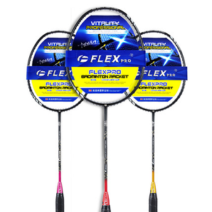 佛雷斯FLEX羽毛球拍全碳素超轻耐用进攻型