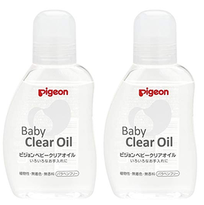 Pigeon 贝亲 纯天然植物婴儿油 80ml*2   
