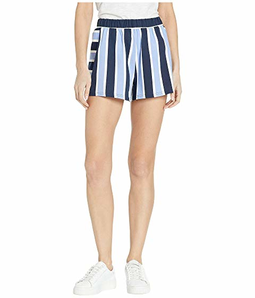 Juicy Couture橘滋 Striped Flirty Shorts 条纹休闲短裤