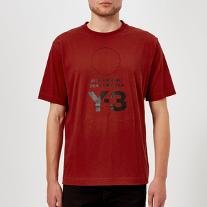 Y-3 Stacked Logo 运动T恤 红色