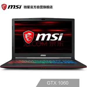 msi 微星 GP GP63 8RE-006CN 15.6英寸 游戏笔记本 (i7-8750h、128G+1T、8GB)黑色