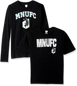 MLS 明尼苏达联合男孩T恤套装 黑色 XL(18)