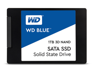 WD 西部数据 WDS100T2B0A Blue系列-3D版 SATA 固态硬盘 1TB