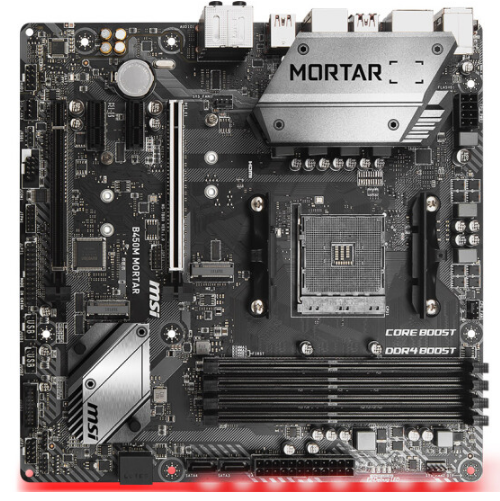 msi微星b450mmortar迫击炮主板