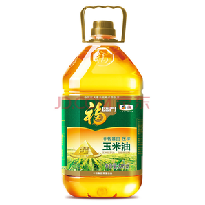 福临门 食用油 非转基因压榨玉米油 3.09L