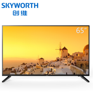 27日0点： Skyworth 创维 65V20 65英寸 4k超高清 网络电视 2299元包邮