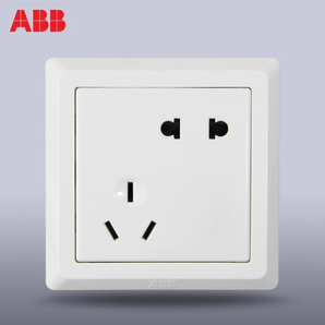历史低价： ABB AE205 开关插座 德逸雅白五孔 *5件 27.5元（需用券，合5.5元/件