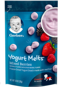 PLUS会员！ Gerber 嘉宝 混合莓果酸奶溶豆 三段 28g