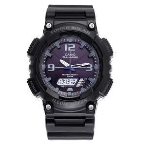 卡西欧(CASIO)手表 户外运动多功能防水男士电子表学生 黑树脂AQ-S810W-1A2